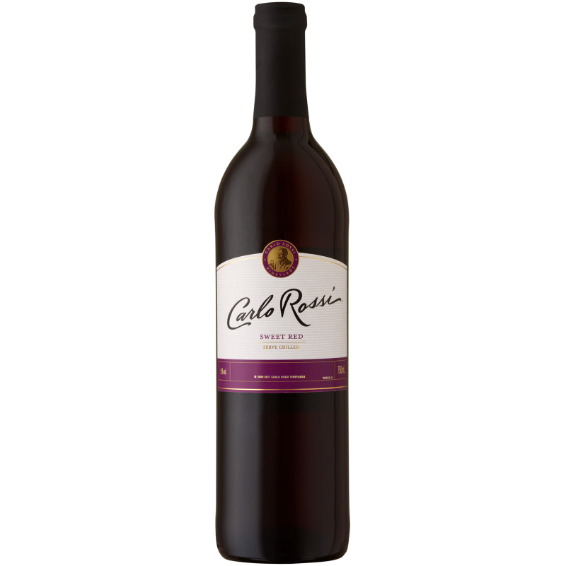 Вино Carlo Rossi California красное сладкое 9.5%, 750мл