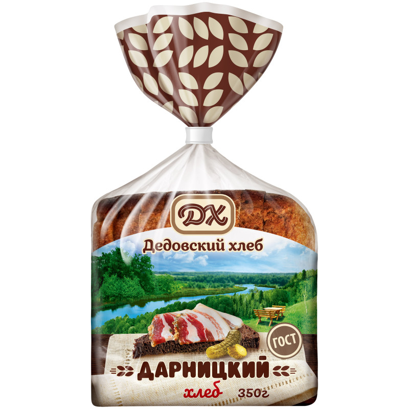 Хлеб Дедовский Хлеб Дарницкий нарезка, 350г
