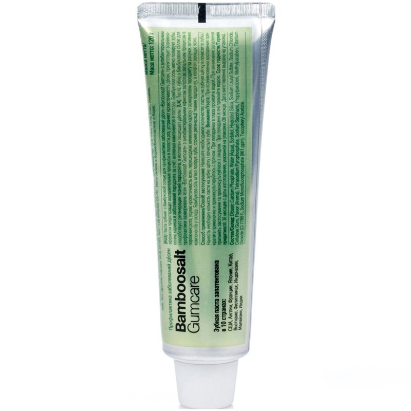 Зубная паста Perioe Bamboosalt Gumcare для профилактики проблем с дёснами с бамбуковой солью, 120г — фото 5