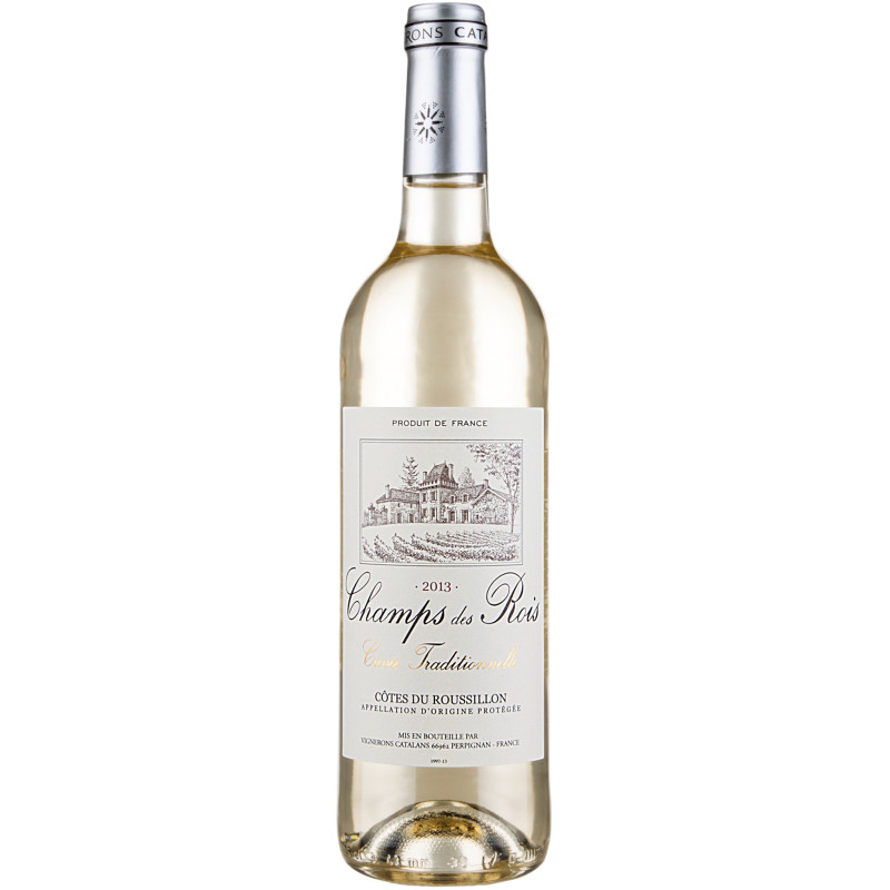 Вино Champs des Rois белое сухое 12.5%, 750мл