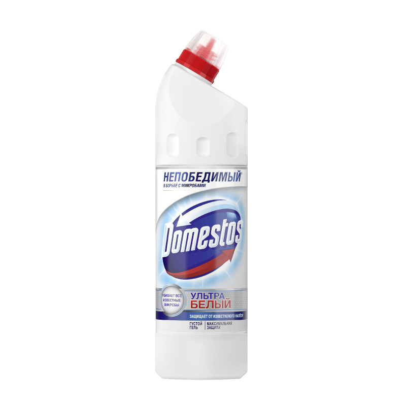 Средство чистящее Domestos Ультра белый для унитаза, 750мл