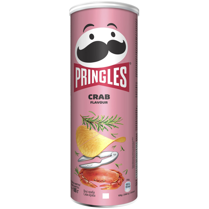 Чипсы Pringles со вкусом краба, 165г