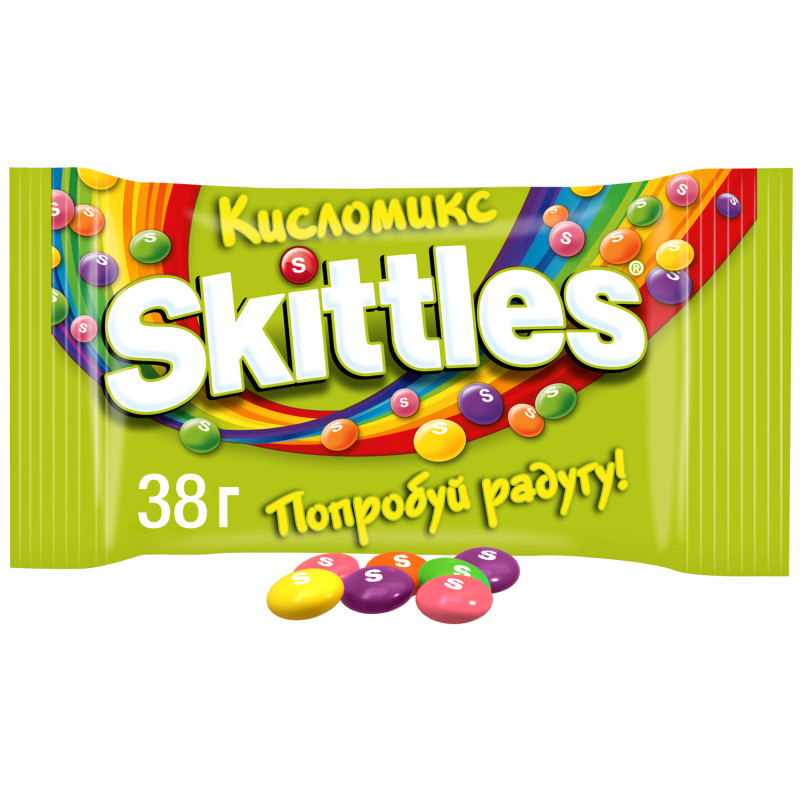 Драже Skittles Кисломикс, 38г — фото 1