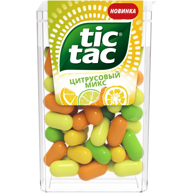 Драже Tic Tac со вкусом цитрусов, 49г