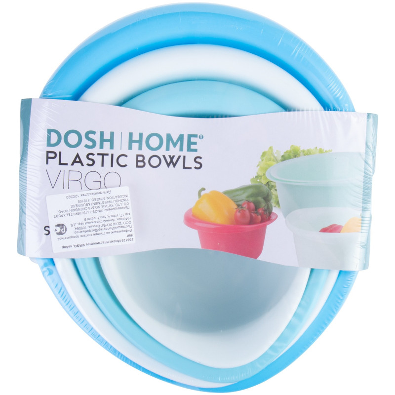 Миски Virgo Dosh Home пластиковые, 4шт — фото 2