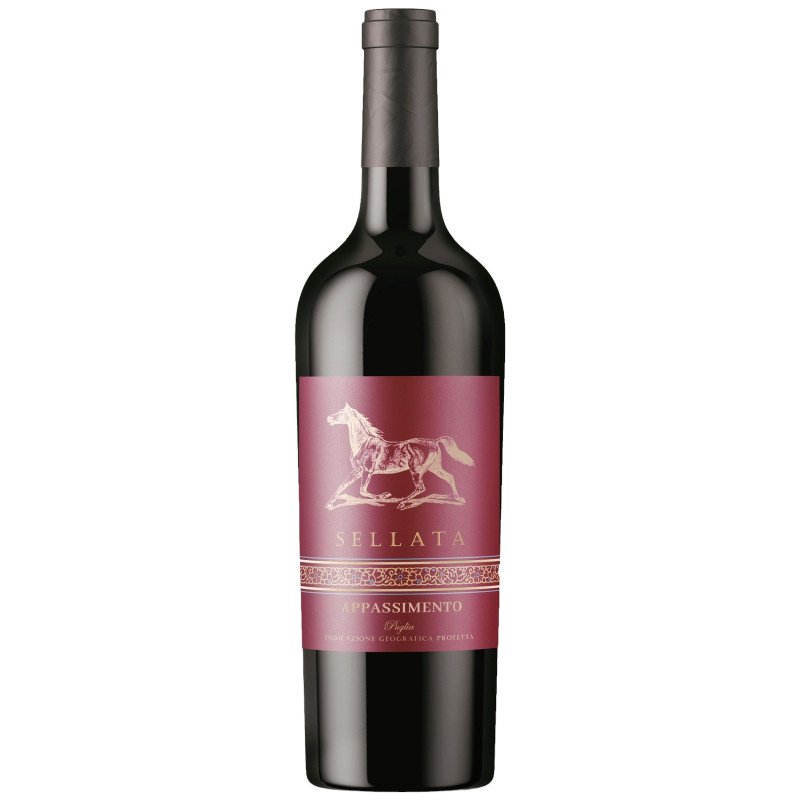 Вино Sellata Appassimento Puglia IGP красное полусухое 14%, 750мл