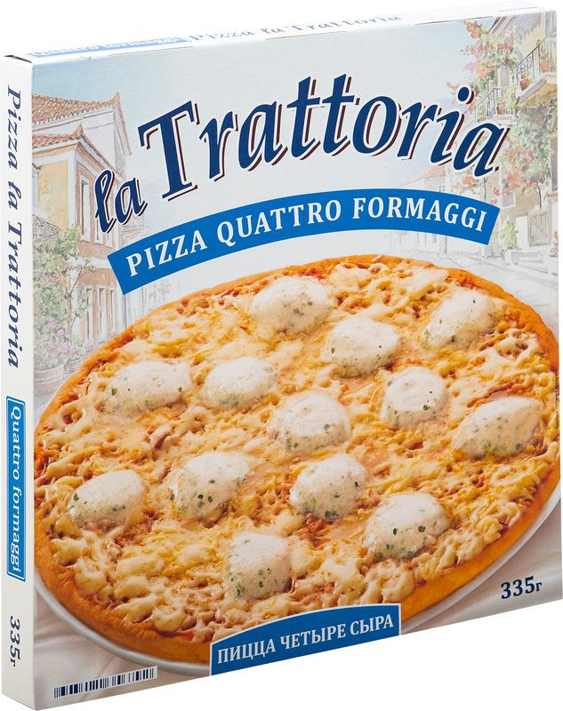 Пицца La Trattoria 4 сыра, 335г — фото 4