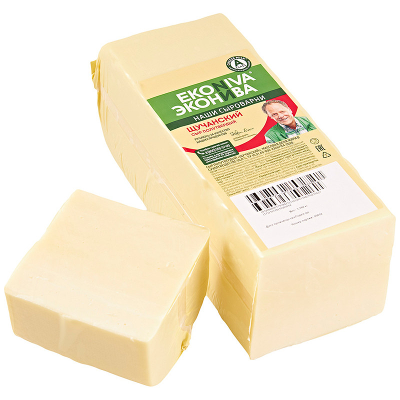 Сыр полутвёрдый Эконива Щучанский 50%