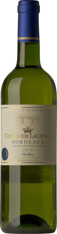 Вино Chevalier Lacassan Bordeaux белое полусладкое, 750мл