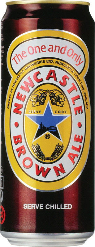 Пиво Newcastle Brown Ale тёмное 4.7%, 500мл