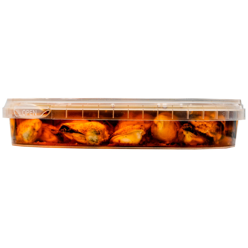 Мидии чилийские РРК с копченой паприкой вялеными томатами и перцем халапеньо, 200г — фото 2