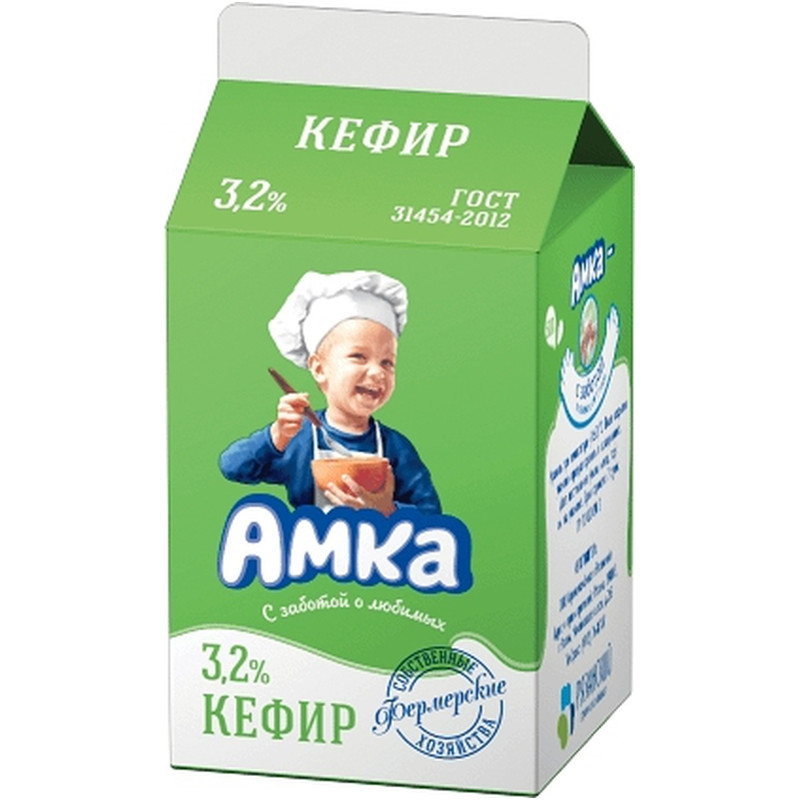 Кефир Амка 3.2%, 450г