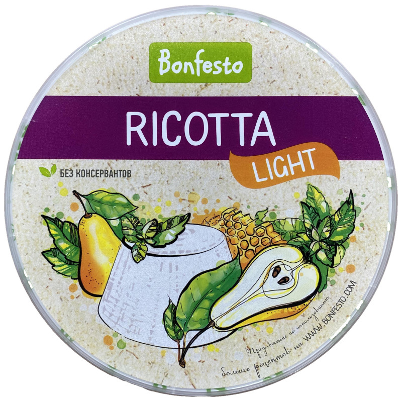 Сыр мягкий Bonfesto Рикотта 40%, 500г — фото 3