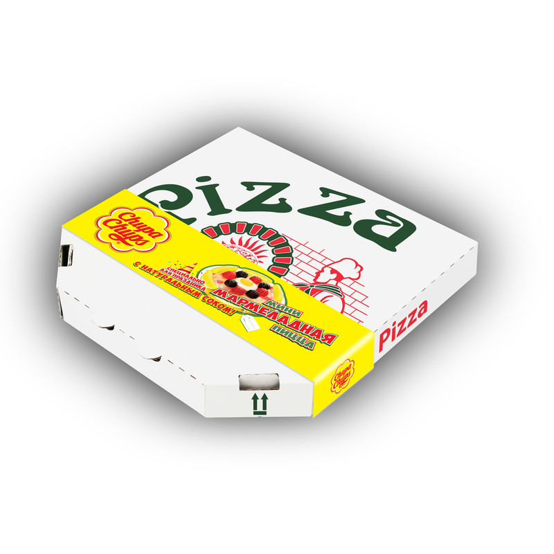 Мармелад Chupa Chups Мармеладная пицца жевательный, 85г — фото 1