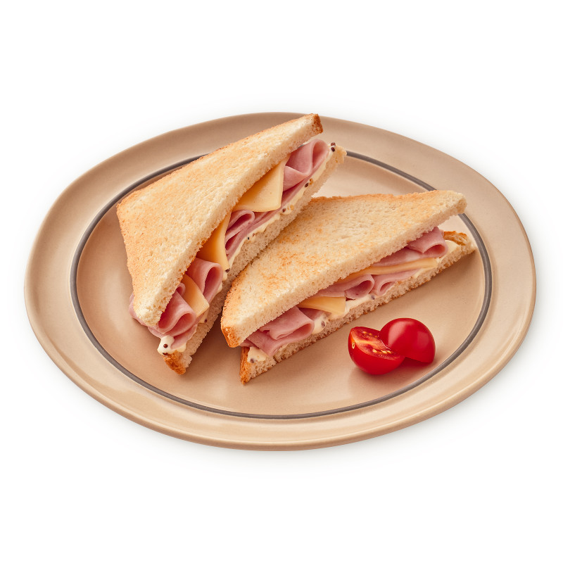 Клаб-сэндвич двойной с ветчиной и сыром Шеф Перекрёсток, 180г — фото 2