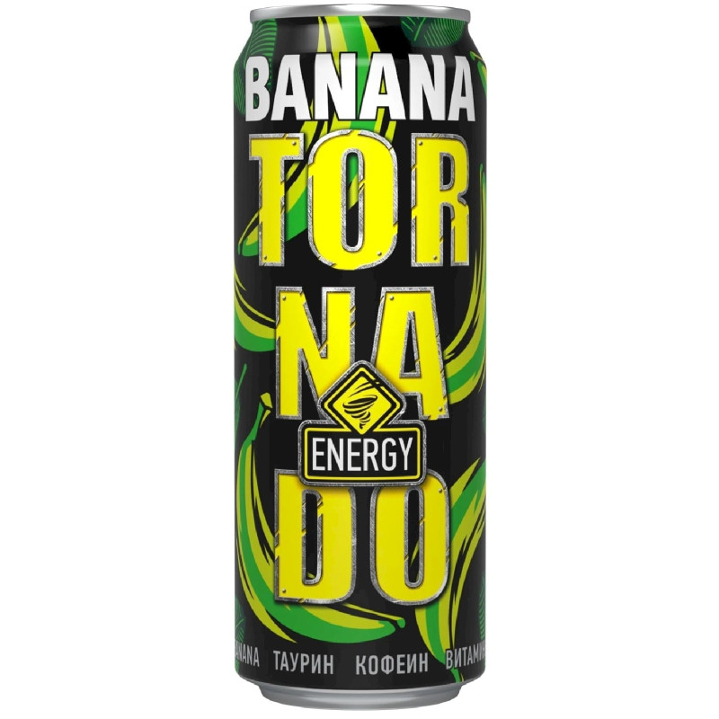 Напиток энергетический Tornado Energy Banana, 450мл