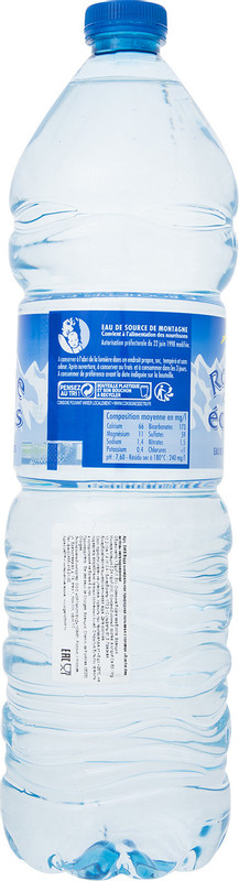Вода Roche des Ecrins минеральная природная питьевая столовая негазированная, 1.5л — фото 2