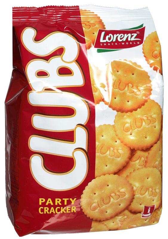 Печенье Lorenz Party Clubs солёное, 150г — фото 1