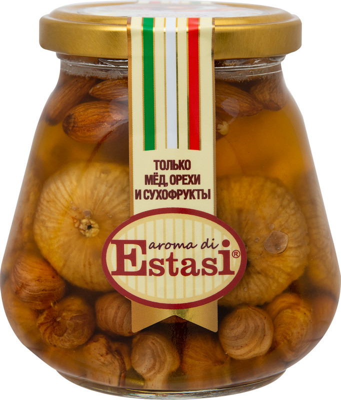 Мёд Aroma di Estasi Микс №5 натуральный с добавками, 320г — фото 2