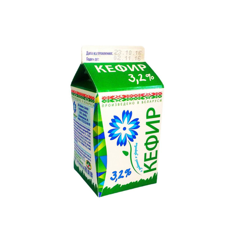 Кефир Витебское Молоко 3.2%, 500мл