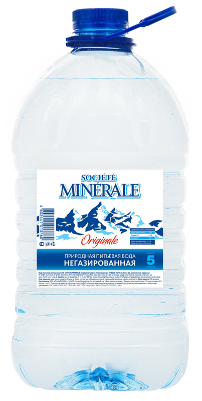 Вода артезианская Societe Minerale питьевая негазированная, 5л — фото 1