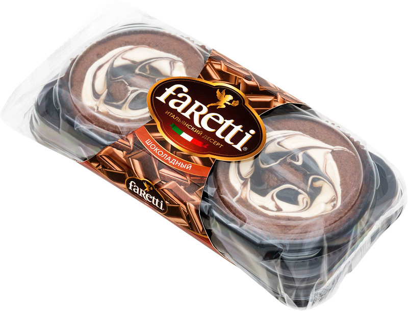 Пирожное Faretti Шоколадное, 130г — фото 2