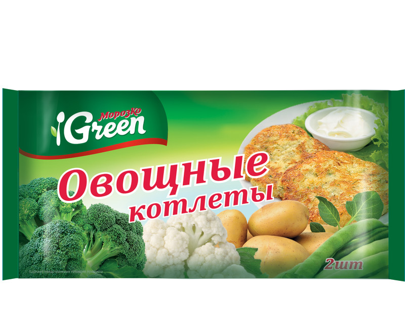 Котлеты Морозко Green овощные, 150г
