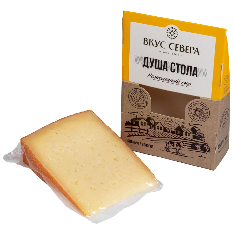 Сыр Вкус Севера Душа Стола 45-65%, 160г