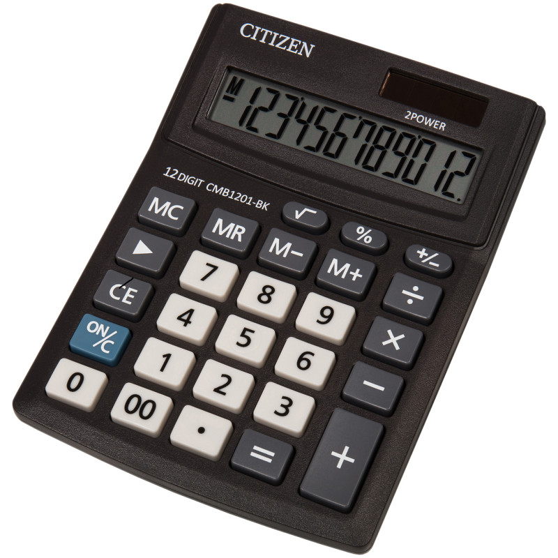 Калькулятор настольный Citizen Business Line CMB1201-BK — фото 1
