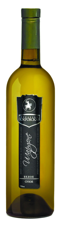 Вино Покровская Шардоне белое сухое, 750мл