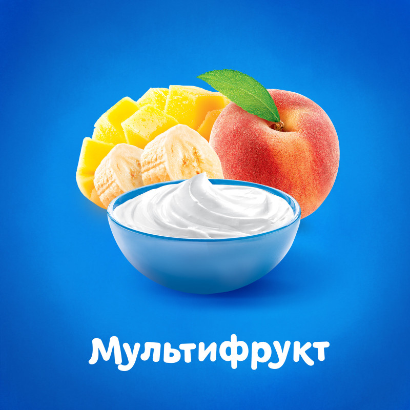 Творог фруктовый Агуша Мультифрукт 3.9% с 6 месяцев, 100г — фото 3