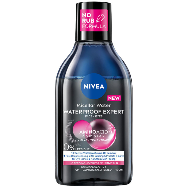 Мицеллярная вода Nivea Waterproof Expert, 400мл