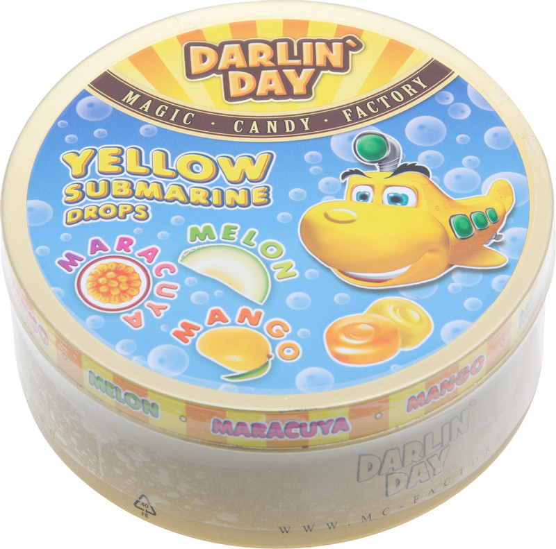 Леденцы Darlin’ Day Yellow Submarine манго-маракуйя-дыня, 180г — фото 2