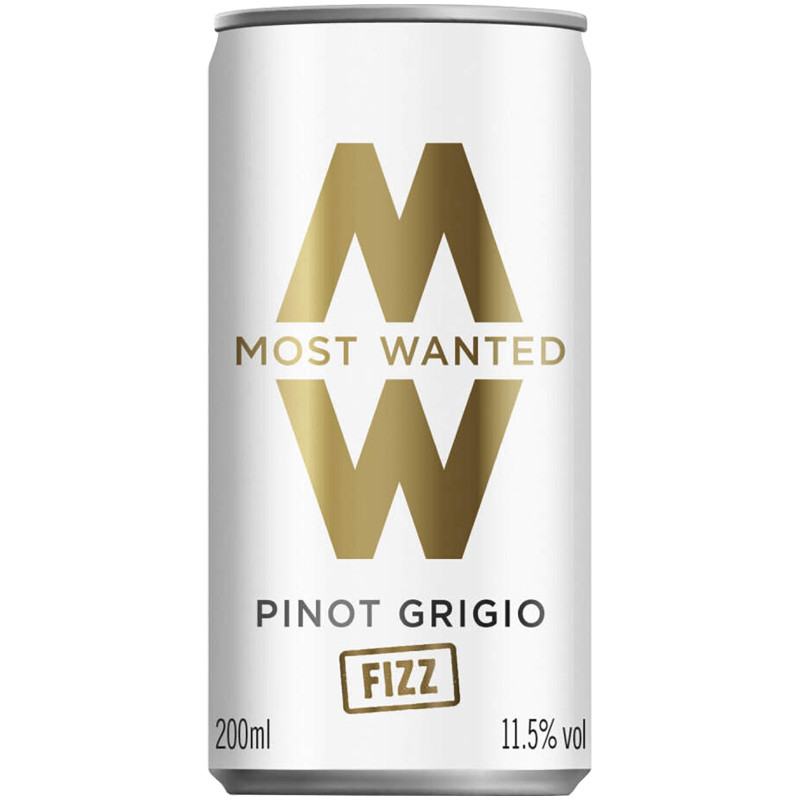 Напиток Most Wanted Pinot Grigio Fizz газированный виноградосодержащий полусухой 11.5%, 200мл