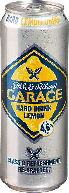 Напиток пивной Seth & Riley's Garage Хард Лемон 4.6%, 450мл