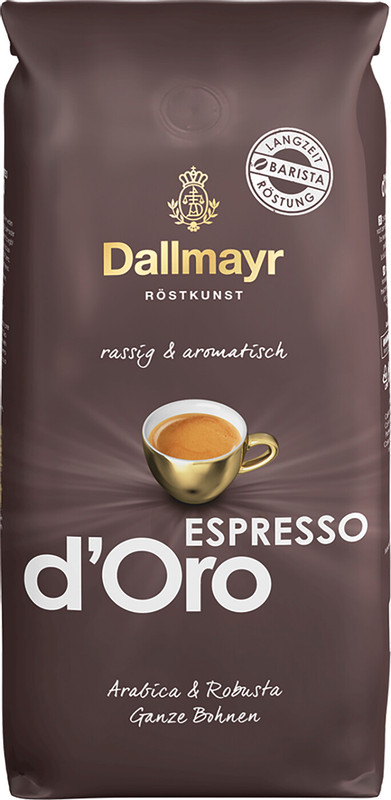 Кофе Dallmayr Espresso d'Oro в зёрнах, 500г