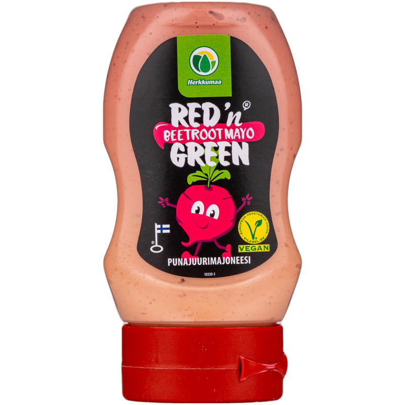 Соус Herkkumaa Red`n Green майонезный свекольный, 290г