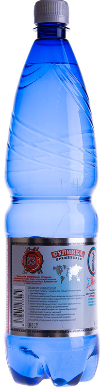 Вода Sulinka минеральная питьевая лечебно-столовая газированная, 1.25л — фото 1