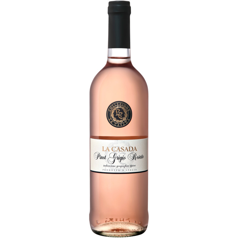 Вино La Casada Pinot Grigio Rosato розовое сухое 12%, 750мл