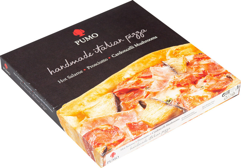Пицца Pumo Pizza салями-прошутто-грибы кардончелли замороженная, 340г — фото 3
