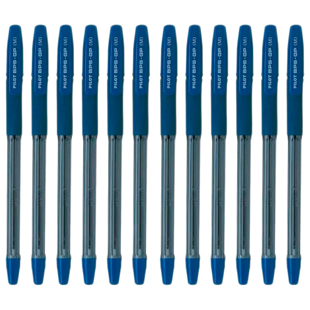 Ручка шариковая Pilot с жидкими чернилами синяя BPS-GP, 2шт — фото 3
