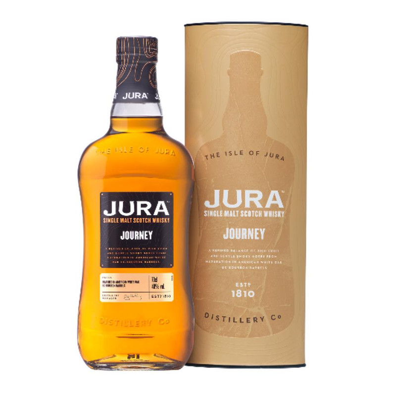 Виски Jura Джорни шотландский односолодовый 40% в подарочной упаковке, 700мл — фото 1