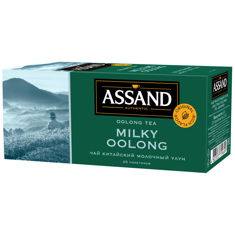 Чай Assand Milk Oolong Молочный Улун зелёный с молочным ароматом, 25x2г