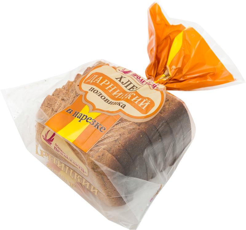 Хлеб Пролетарец Дарницкий половинка нарезка, 350г — фото 1