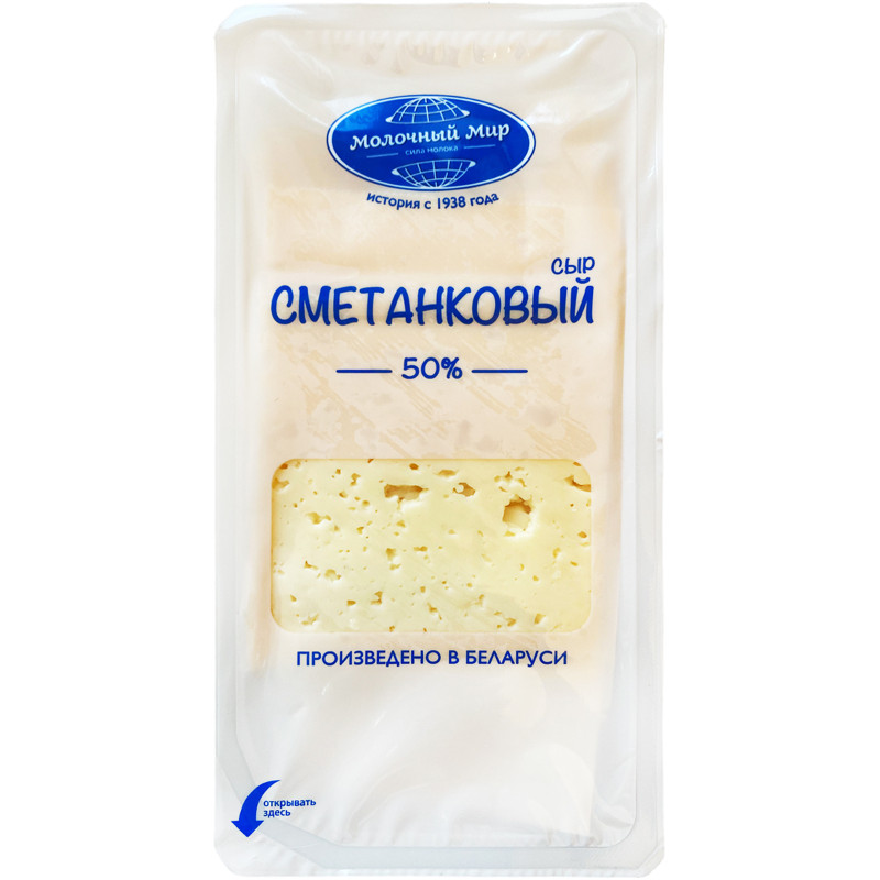 Сыр Молочный Мир Сметанковый 50%, 150г