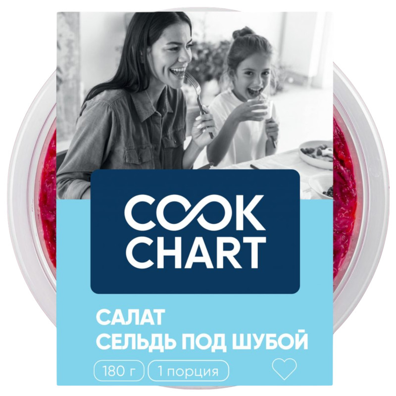 Салат Cook Chart Сельдь Под Шубой, 180г