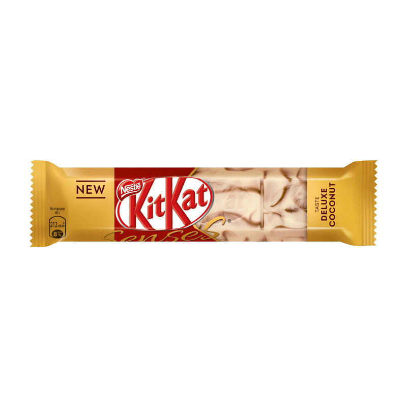 Подарочный набор KitKat Senses белый шоколад с карамелью и молочный шоколад с хрустящей вафлей, 160г — фото 4