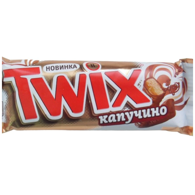 Печенье Twix Minis Капучино песочное с карамелью и кофе — фото 1