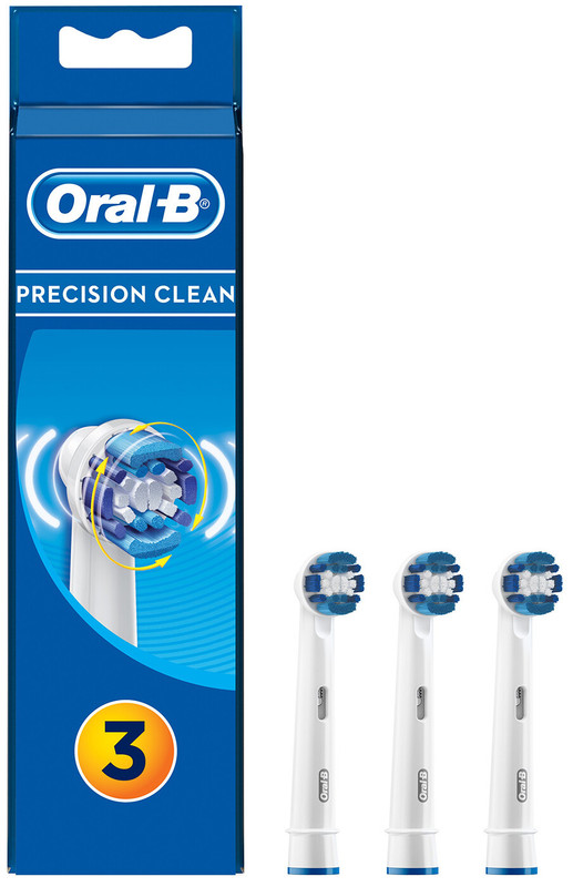 Сменные насадки для электрических зубных щеток Oral-B Precision Clean для эффективной чистки, 3шт — фото 5