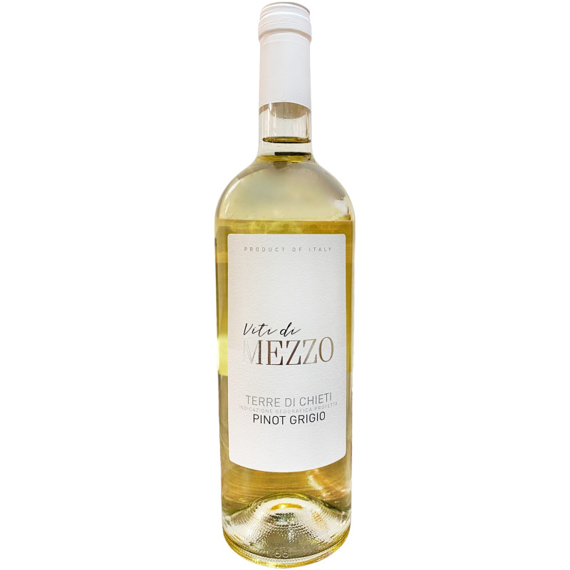 Вино Viti di Mezzo Pinot Grigio Terre di Chieti IGT белое сухое 12.5%, 750мл